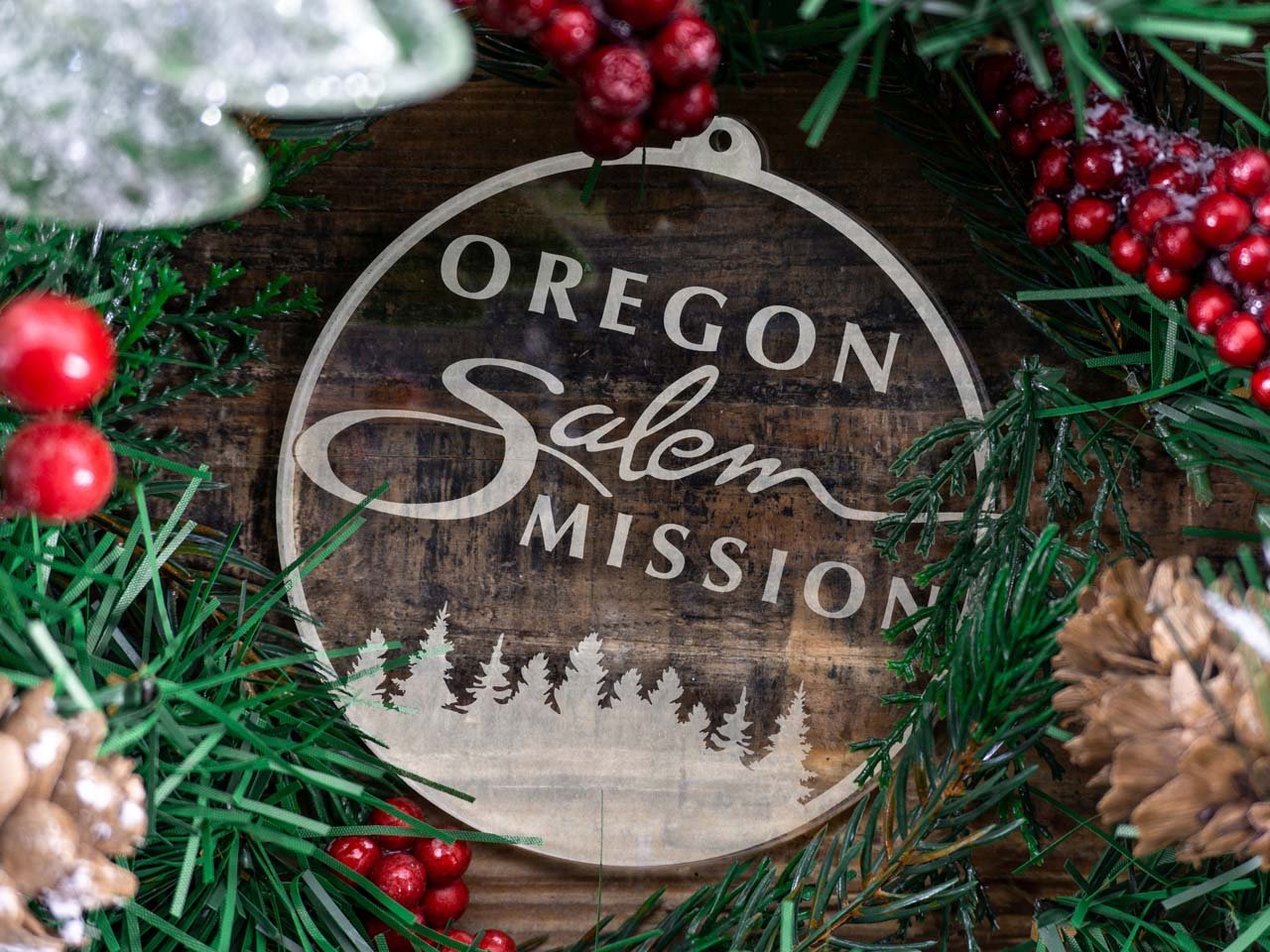 Oregon Salem Mission Christmas Ornament - Latter-Day Saint LDS Missionary Gift - Book of Mormon