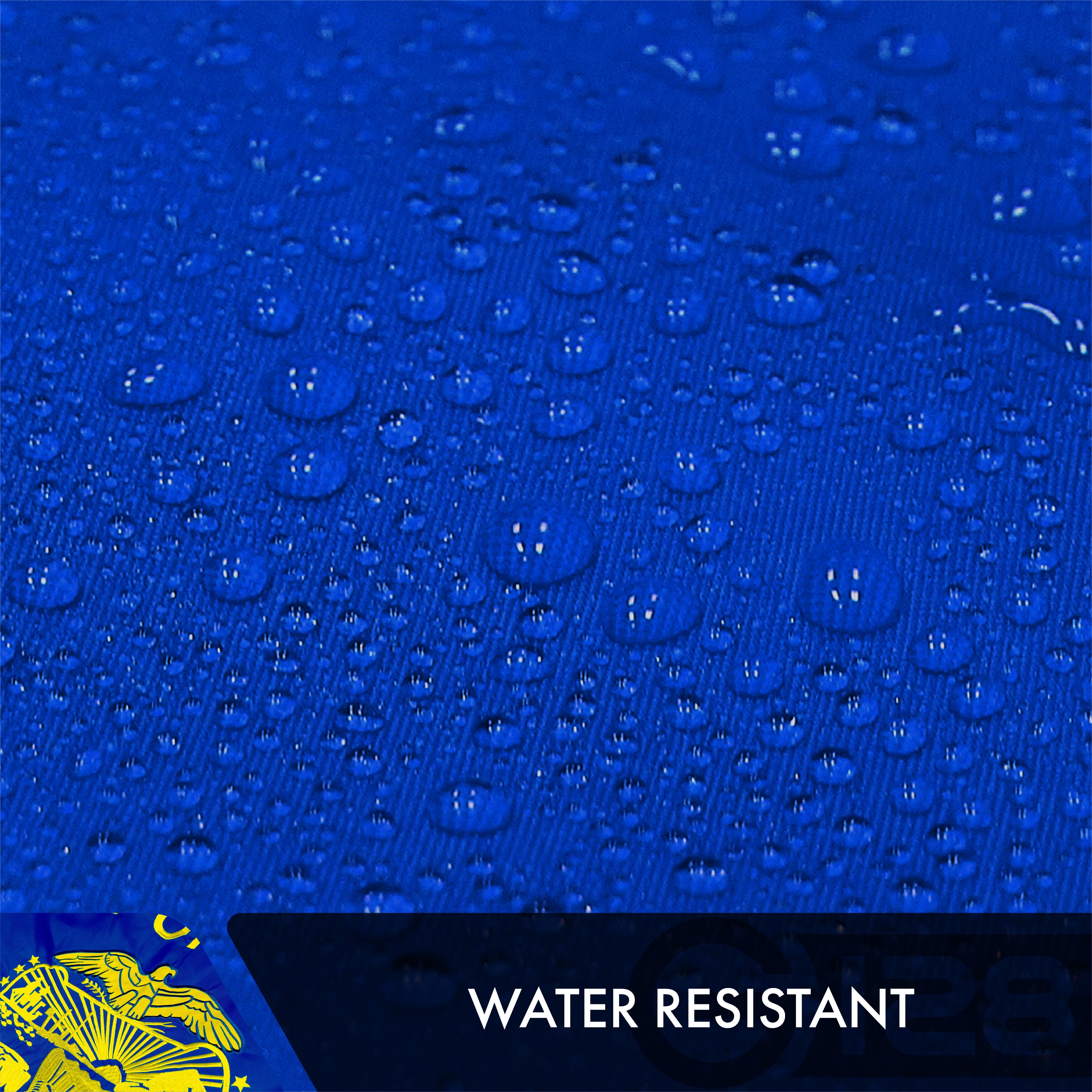 Oregon State Flag 210D Embroidered Polyester 3x5 Ft - Double Sided 2ply