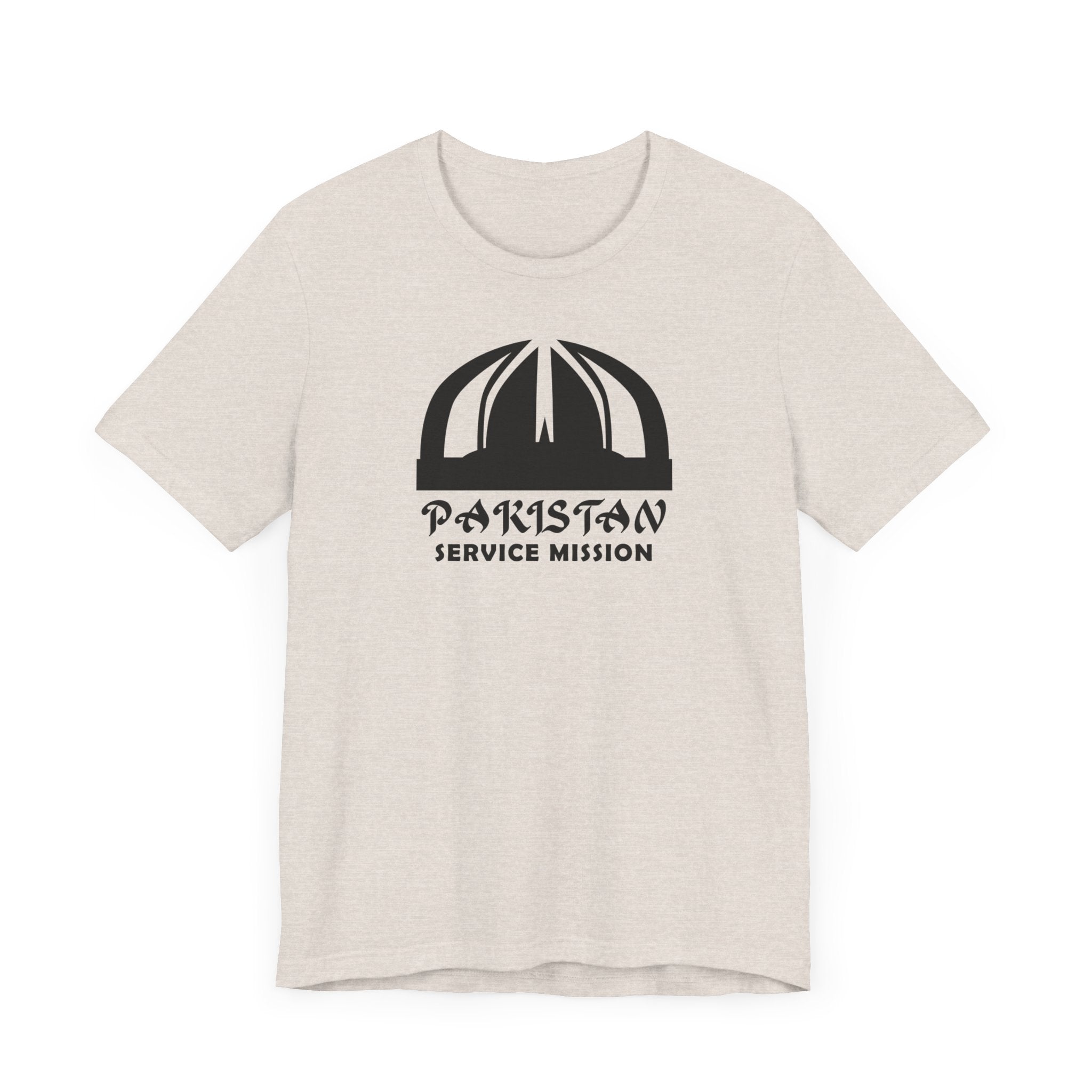 Pakistan Service Mission Circular Monochrome Logo T-Shirt - Latter-Day Saint LDS Missionary Gift - Book of Mormon