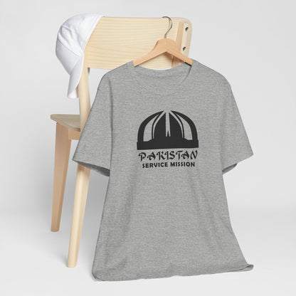 Pakistan Service Mission Circular Monochrome Logo T-Shirt - Latter-Day Saint LDS Missionary Gift - Book of Mormon