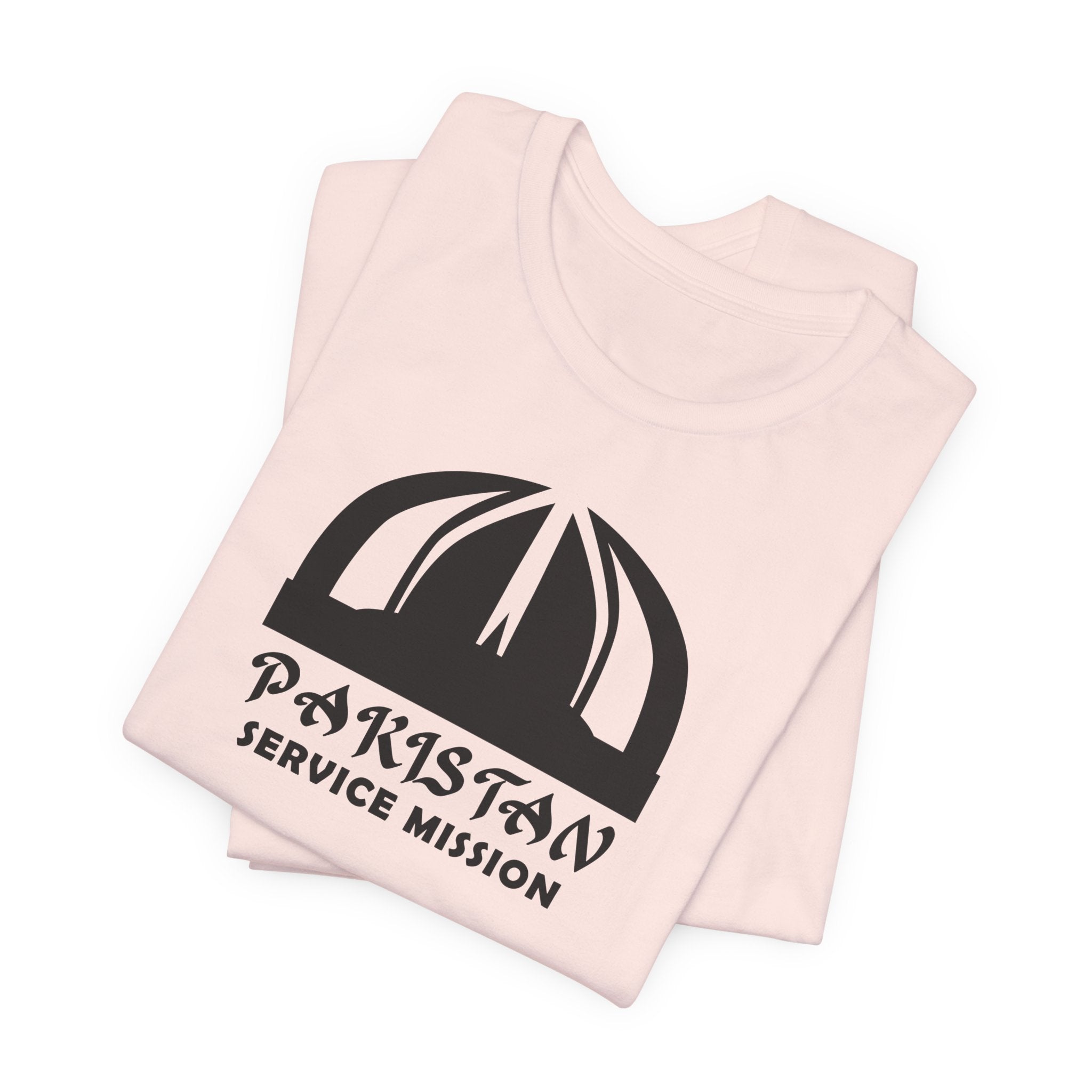 Pakistan Service Mission Circular Monochrome Logo T-Shirt - Latter-Day Saint LDS Missionary Gift - Book of Mormon