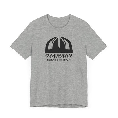 Pakistan Service Mission Circular Monochrome Logo T-Shirt - Latter-Day Saint LDS Missionary Gift - Book of Mormon