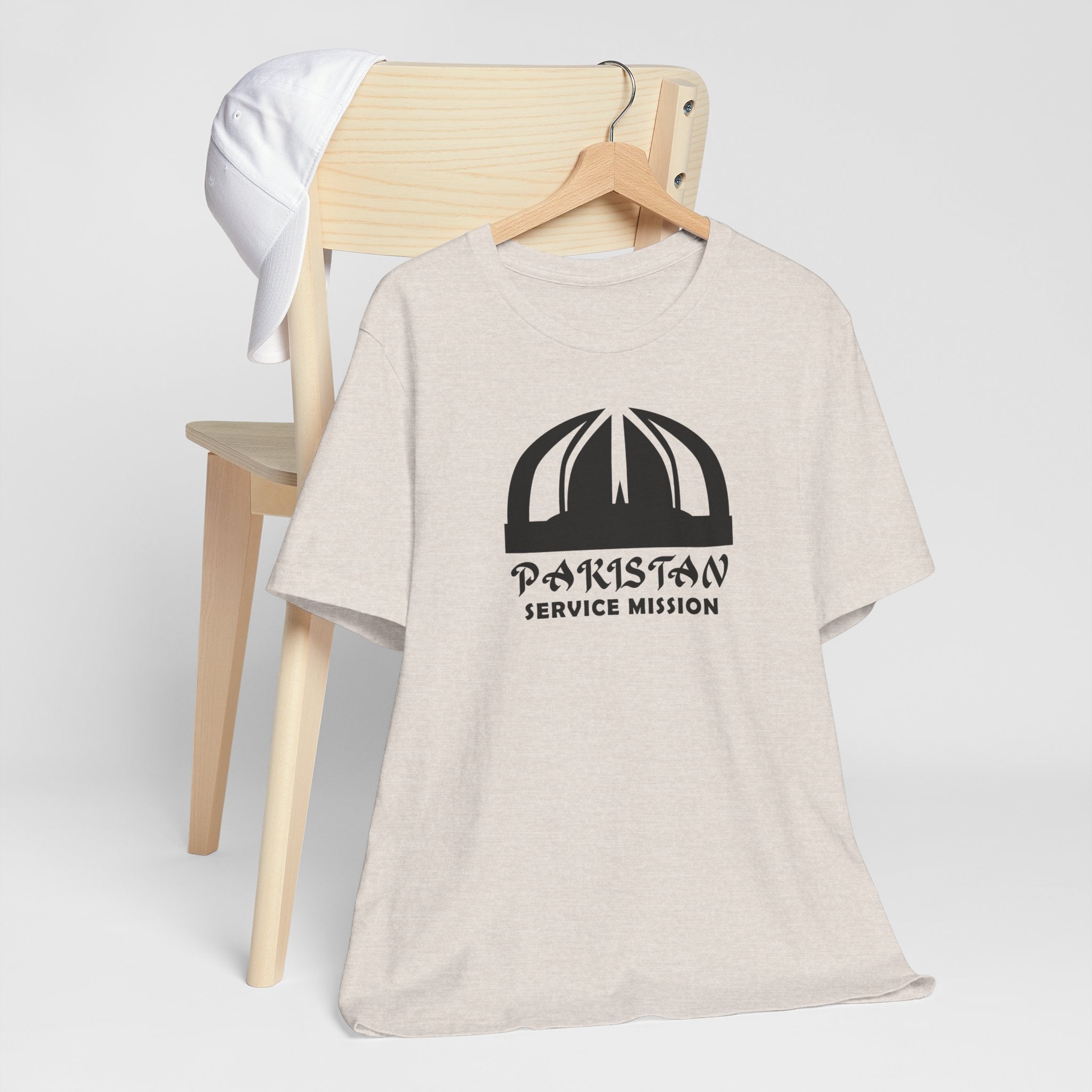 Pakistan Service Mission Circular Monochrome Logo T-Shirt - Latter-Day Saint LDS Missionary Gift - Book of Mormon