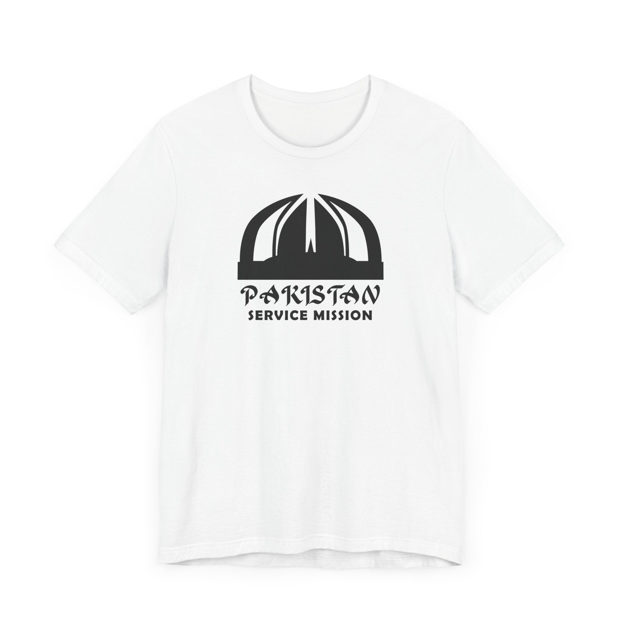 Pakistan Service Mission Circular Monochrome Logo T-Shirt - Latter-Day Saint LDS Missionary Gift - Book of Mormon