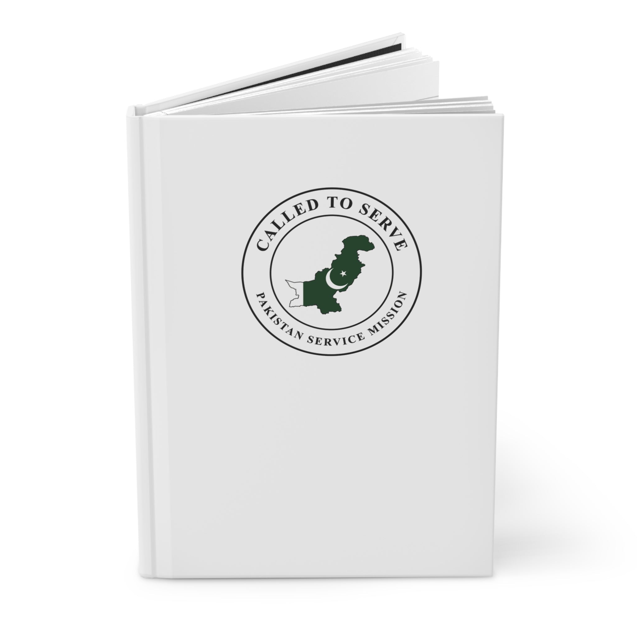 Pakistan Service Mission Flag Map Called to Serve White Hardcover Journal Matte - Latter-Day Saint LDS Missionary Gift - Book of Mormon