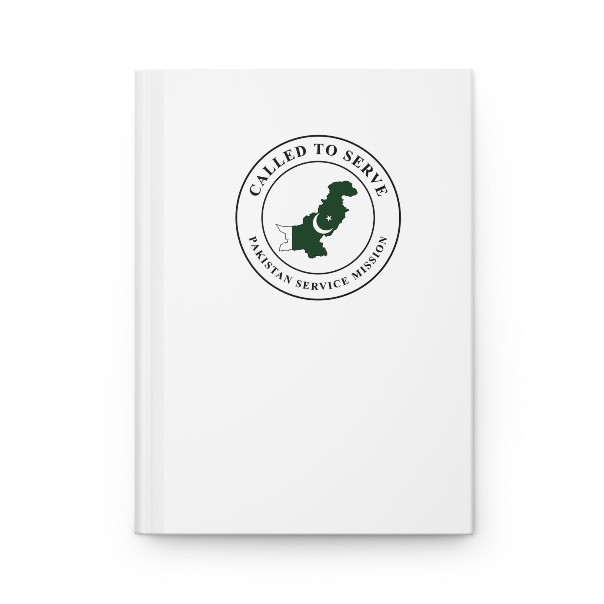 Pakistan Service Mission Flag Map Called to Serve White Hardcover Journal Matte - Latter-Day Saint LDS Missionary Gift - Book of Mormon