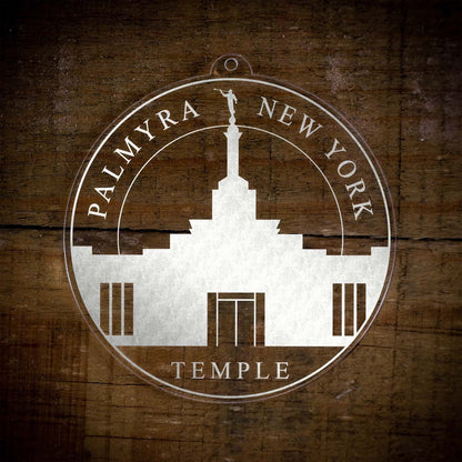 Palmyra New York Temple Christmas Ornament - Latter-Day Saint LDS Missionary Gift - Book of Mormon