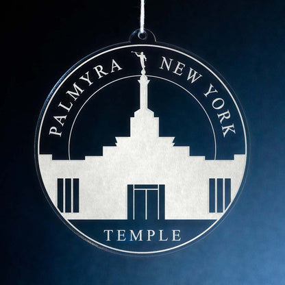 Palmyra New York Temple Christmas Ornament - Latter-Day Saint LDS Missionary Gift - Book of Mormon