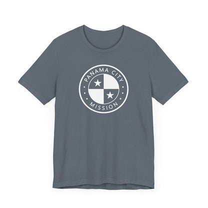 Panama Panama City Mission Circular Monochrome Logo T-Shirt - Latter-Day Saint LDS Missionary Gift - Book of Mormon