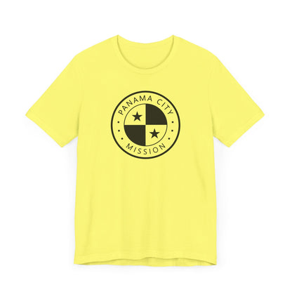 Panama Panama City Mission Circular Monochrome Logo T-Shirt - Latter-Day Saint LDS Missionary Gift - Book of Mormon