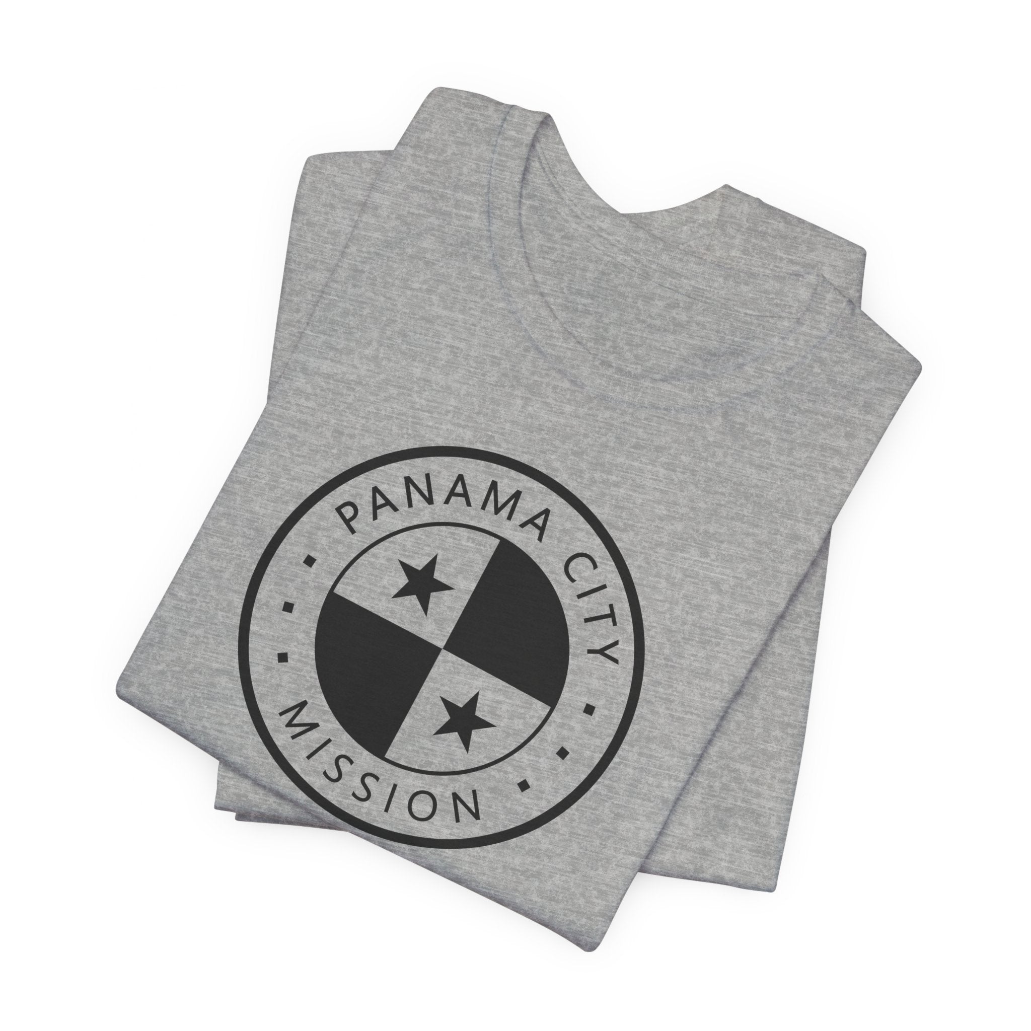 Panama Panama City Mission Circular Monochrome Logo T-Shirt - Latter-Day Saint LDS Missionary Gift - Book of Mormon