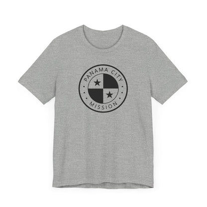 Panama Panama City Mission Circular Monochrome Logo T-Shirt - Latter-Day Saint LDS Missionary Gift - Book of Mormon