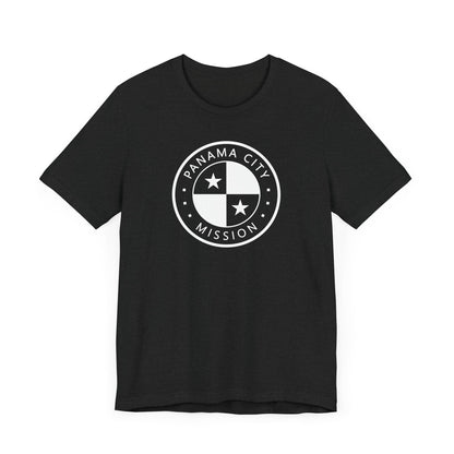 Panama Panama City Mission Circular Monochrome Logo T-Shirt - Latter-Day Saint LDS Missionary Gift - Book of Mormon