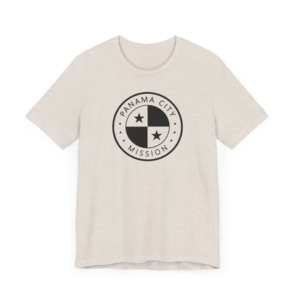 Panama Panama City Mission Circular Monochrome Logo T-Shirt - Latter-Day Saint LDS Missionary Gift - Book of Mormon