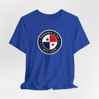 Panama Panama City Mission Flag Logo (Black Border) T-shirt - Latter-Day Saint LDS Missionary Gift - Book of Mormon