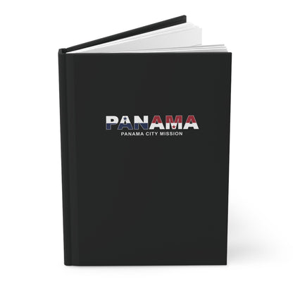 Panama Panama City Mission Flag Title Black Hardcover Journal Matte - Latter-Day Saint LDS Missionary Gift - Book of Mormon