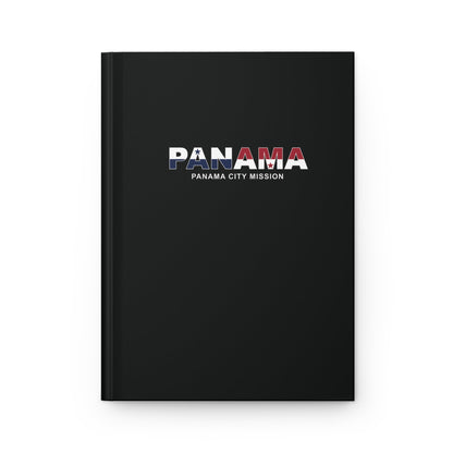 Panama Panama City Mission Flag Title Black Hardcover Journal Matte - Latter-Day Saint LDS Missionary Gift - Book of Mormon