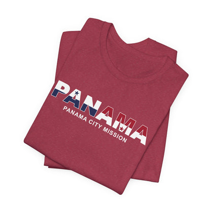 Panama Panama City Mission Flag Title T-shirt - Latter-Day Saint LDS Missionary Gift - Book of Mormon