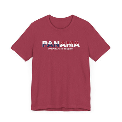 Panama Panama City Mission Flag Title T-shirt - Latter-Day Saint LDS Missionary Gift - Book of Mormon