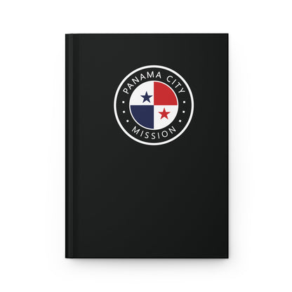 Panama Panama City Mission Logo Design Black Hardcover Journal Matte - Latter-Day Saint LDS Missionary Gift - Book of Mormon