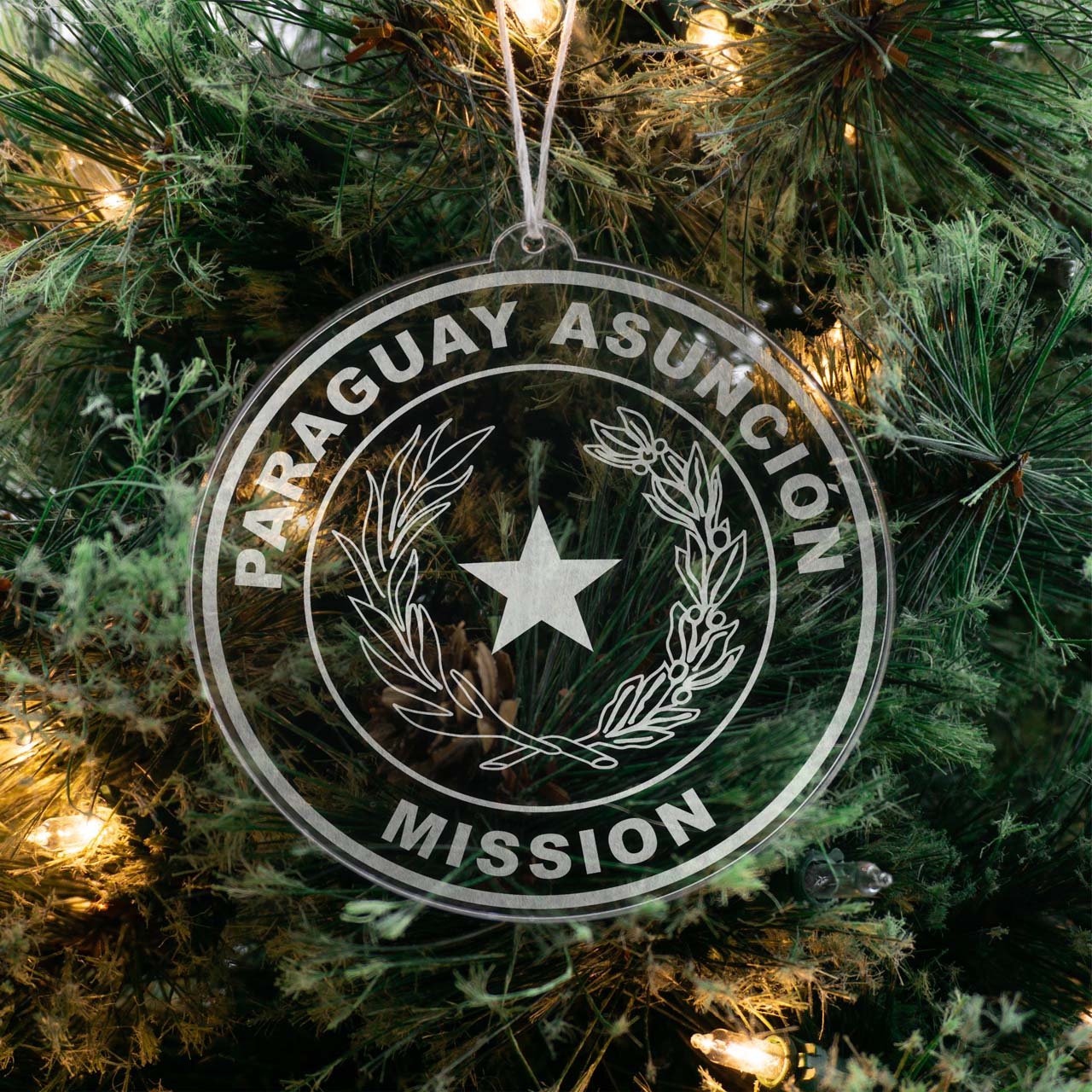 Paraguay Asuncion Mission Christmas Ornament - Latter-Day Saint LDS Missionary Gift - Book of Mormon