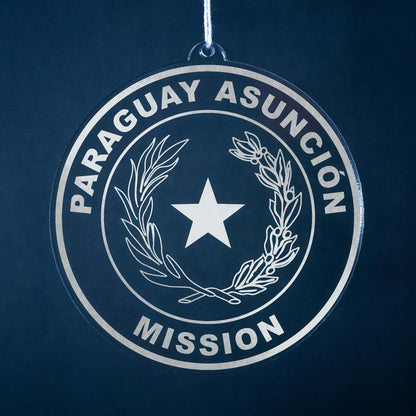 Paraguay Asuncion Mission Christmas Ornament - Latter-Day Saint LDS Missionary Gift - Book of Mormon