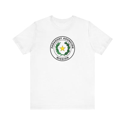 Paraguay Asuncion Mission Circular Flag T-shirt - Latter-Day Saint LDS Missionary Gift - Book of Mormon