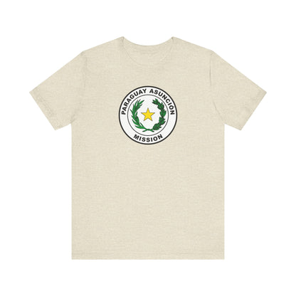 Paraguay Asuncion Mission Circular Flag T-shirt - Latter-Day Saint LDS Missionary Gift - Book of Mormon