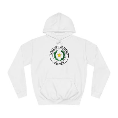 Paraguay Asuncion Mission Flag Logo (Black Border) College Hoodie - Latter-Day Saint LDS Missionary Gift - Book of Mormon