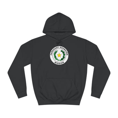 Paraguay Asuncion Mission Flag Logo (Black Border) College Hoodie - Latter-Day Saint LDS Missionary Gift - Book of Mormon