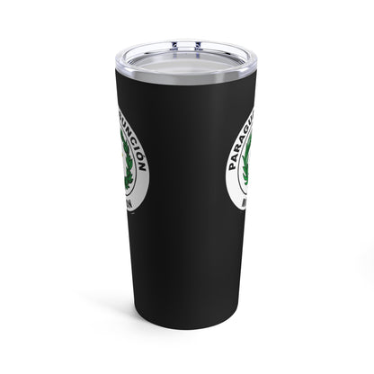 Paraguay Asuncion Mission Flag Logo Tumbler 20oz Black - Latter-Day Saint LDS Missionary Gift - Book of Mormon