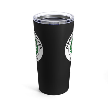 Paraguay Asuncion Mission Flag Logo Tumbler 20oz Black - Latter-Day Saint LDS Missionary Gift - Book of Mormon