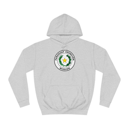 Paraguay Asuncion Mission Flag Logo (White Border) College Hoodie - Latter-Day Saint LDS Missionary Gift - Book of Mormon