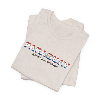 Paraguay Asuncion Mission Flag Title T-shirt - Latter-Day Saint LDS Missionary Gift - Book of Mormon