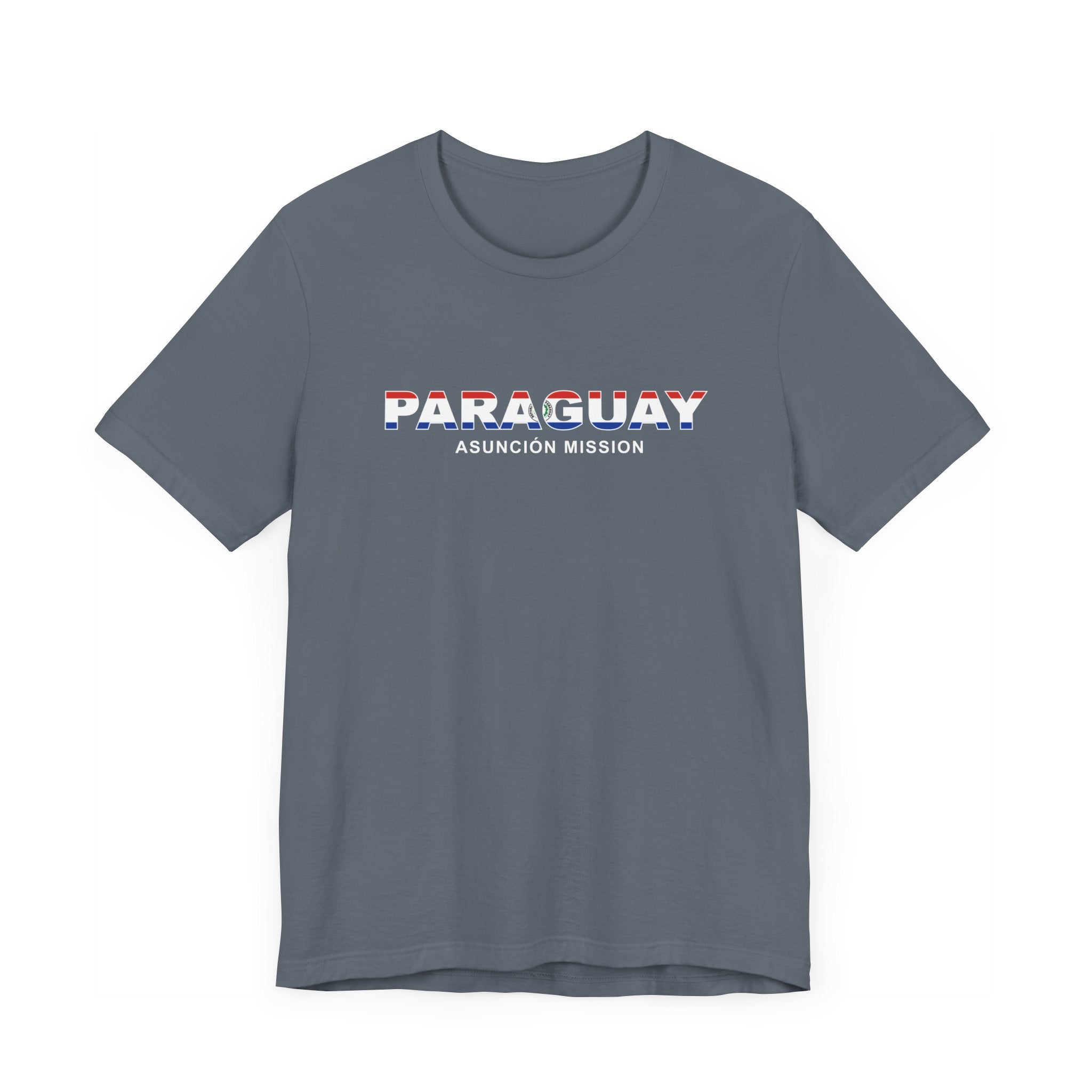 Paraguay Asuncion Mission Flag Title T-shirt - Latter-Day Saint LDS Missionary Gift - Book of Mormon