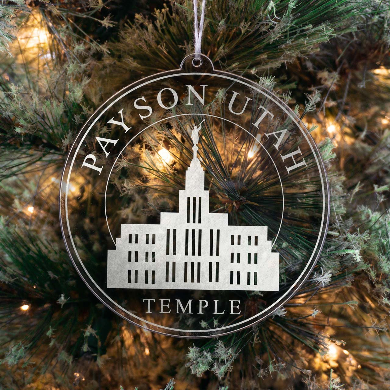 Payson Utah Temple Christmas Ornament - Latter-Day Saint LDS Missionary Gift - Book of Mormon