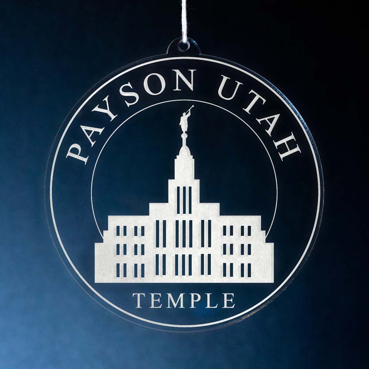 Payson Utah Temple Christmas Ornament - Latter-Day Saint LDS Missionary Gift - Book of Mormon