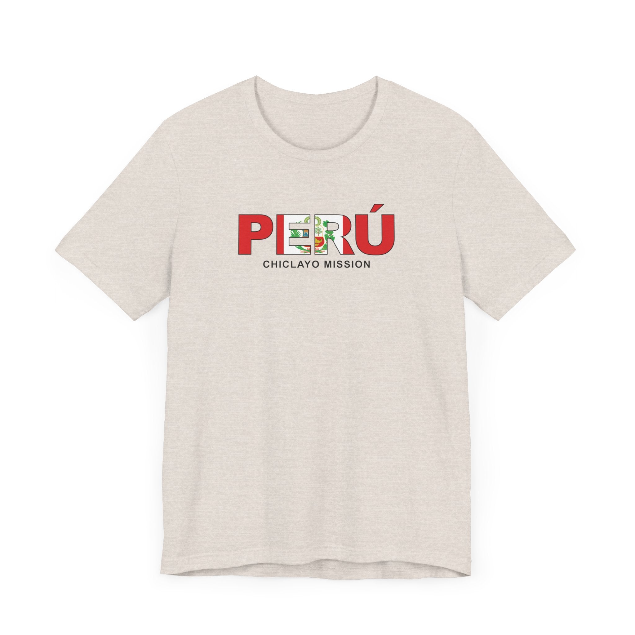 Peru Chiclayo Mission Flag Title T-shirt - Latter-Day Saint LDS Missionary Gift - Book of Mormon