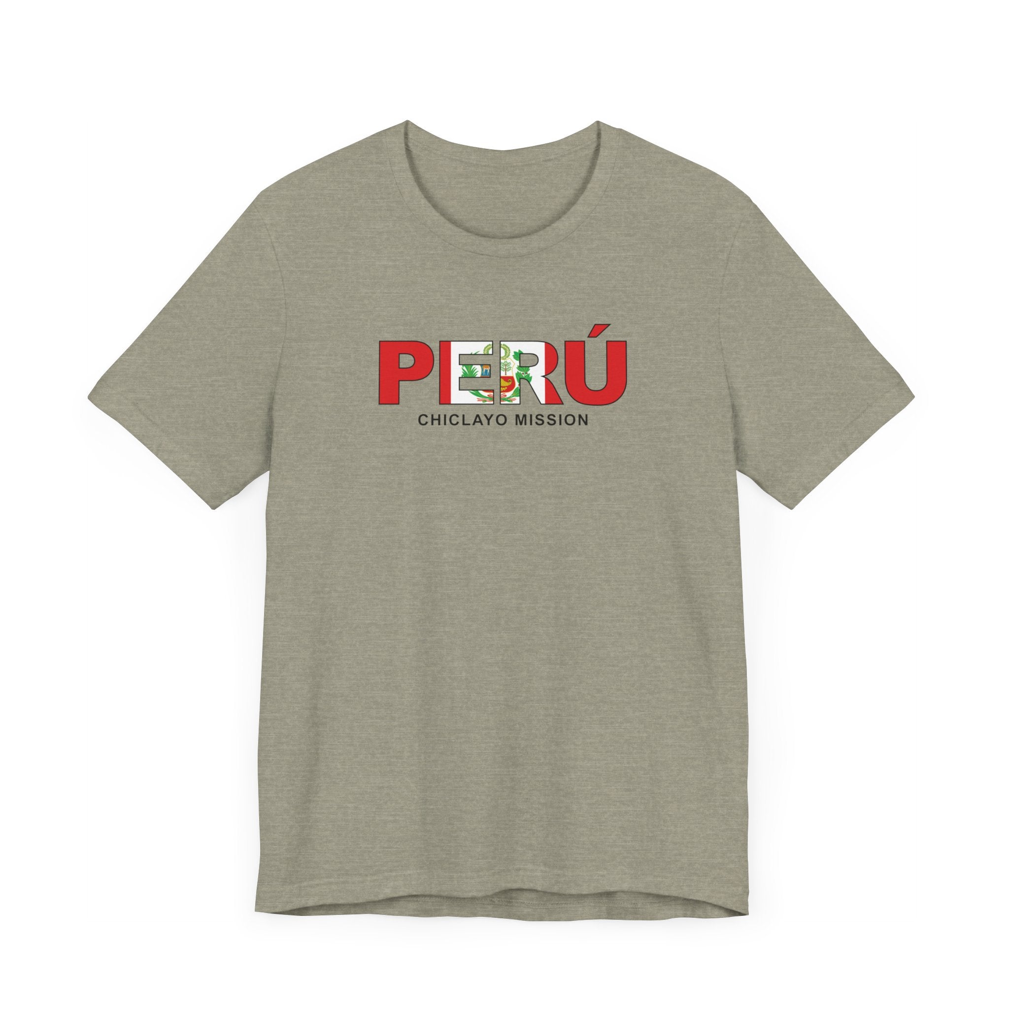 Peru Chiclayo Mission Flag Title T-shirt - Latter-Day Saint LDS Missionary Gift - Book of Mormon