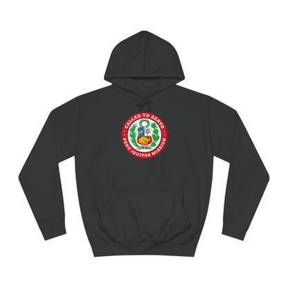 Peru Iquitos Mission Flag Logo (White Border) College Hoodie - Latter-Day Saint LDS Missionary Gift - Book of Mormon