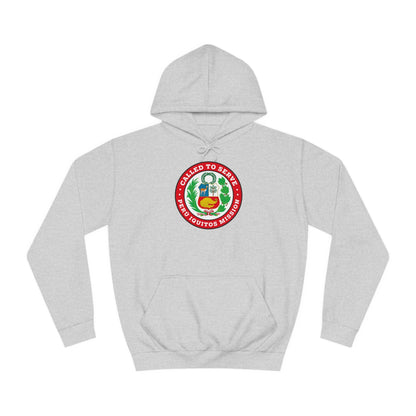 Peru Iquitos Mission Flag Logo (White Border) College Hoodie - Latter-Day Saint LDS Missionary Gift - Book of Mormon