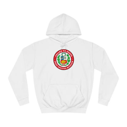 Peru Iquitos Mission Flag Logo (White Border) College Hoodie - Latter-Day Saint LDS Missionary Gift - Book of Mormon