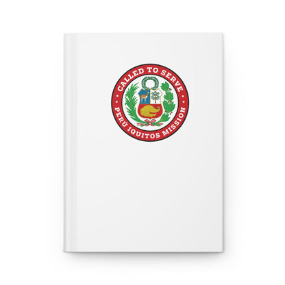 Peru Iquitos Mission Logo Design White Hardcover Journal Matte - Latter-Day Saint LDS Missionary Gift - Book of Mormon