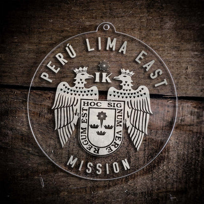 Peru Lima East Mission Christmas Ornament - Latter-Day Saint LDS Missionary Gift - Book of Mormon