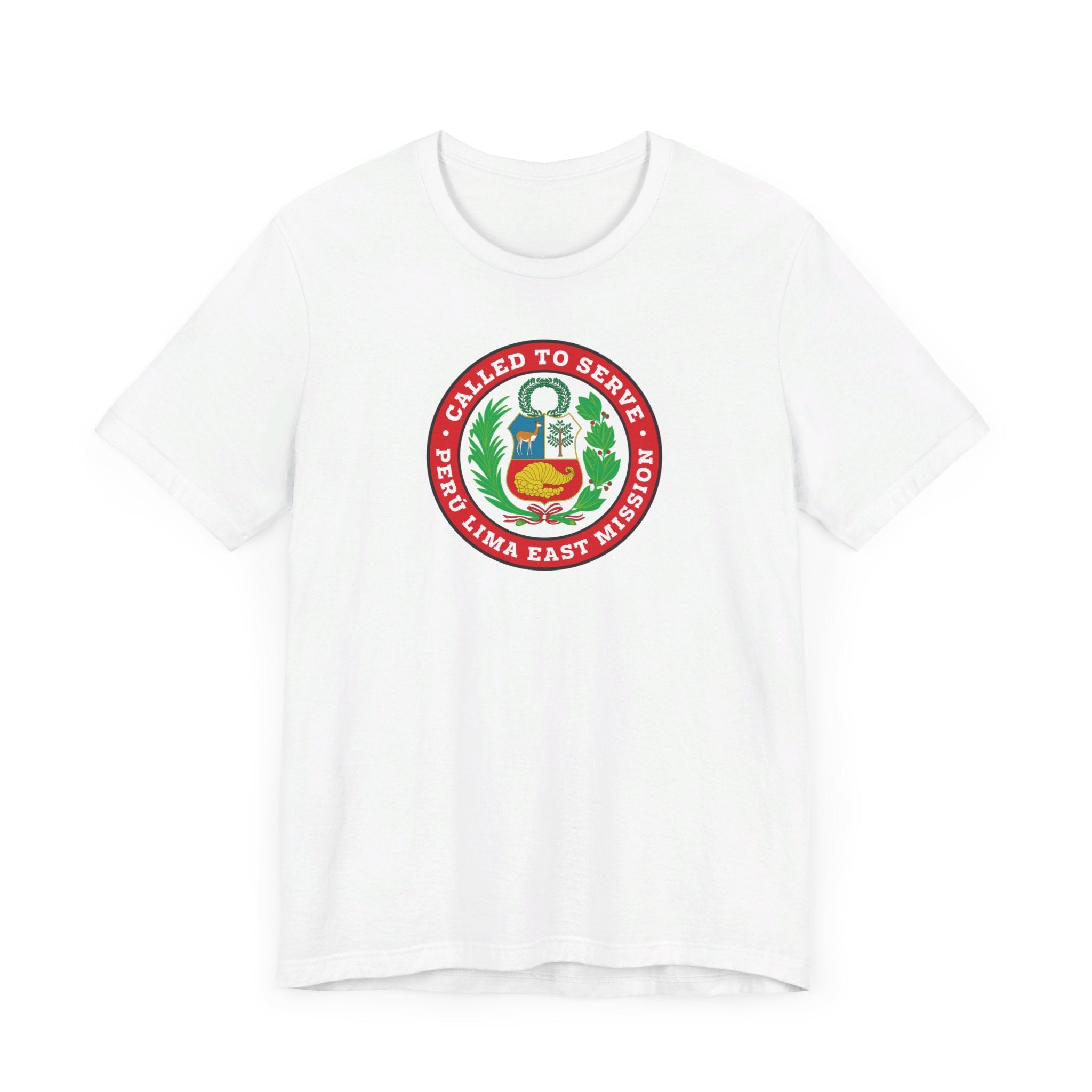 Peru Lima East Mission Circular Flag T-shirt - Latter-Day Saint LDS Missionary Gift - Book of Mormon