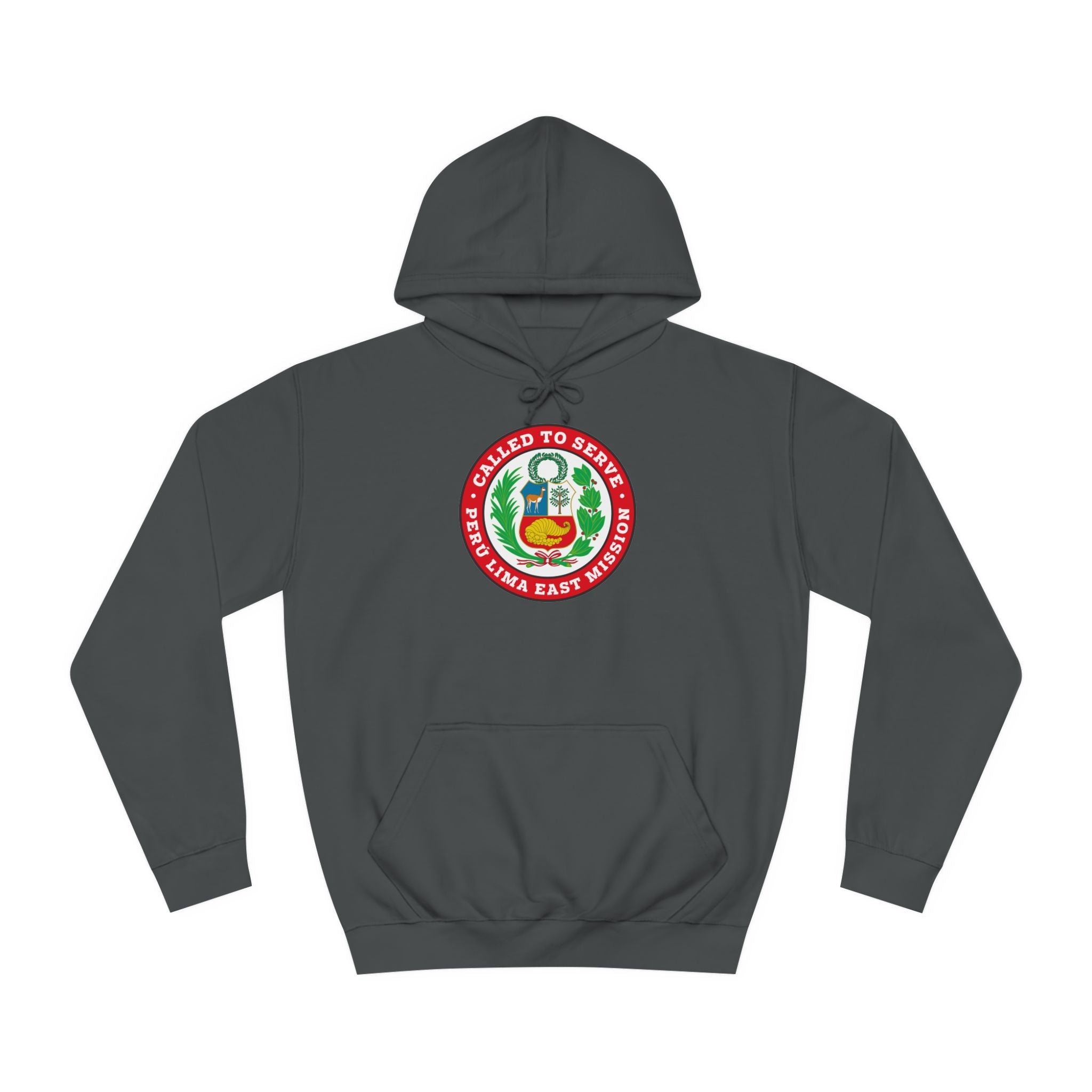 Peru Lima East Mission Flag Logo (Red Border) College Hoodie - Latter-Day Saint LDS Missionary Gift - Book of Mormon