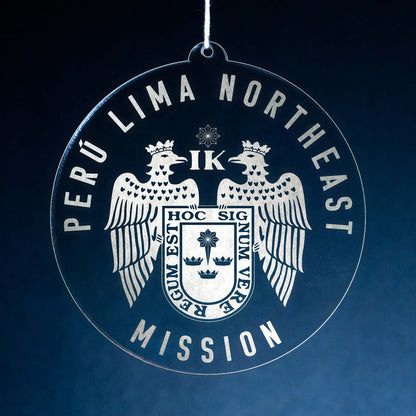 LDS Peru Lima Northeast Mission Christmas Ornament