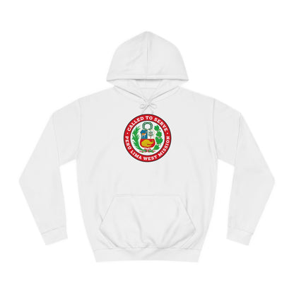 Peru Lima West Mission Flag Logo (Black Border) College Hoodie - Latter-Day Saint LDS Missionary Gift - Book of Mormon