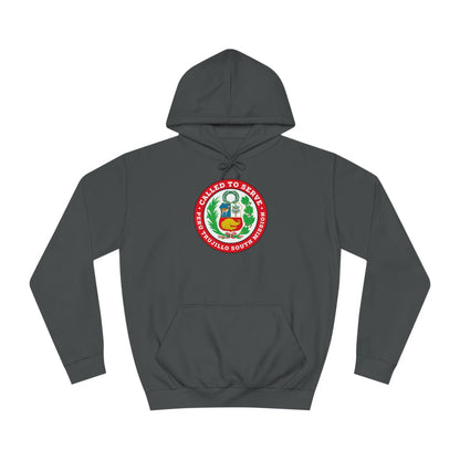 Peru Trujillo South Mission Flag Logo (Red Border) College Hoodie - Latter-Day Saint LDS Missionary Gift - Book of Mormon