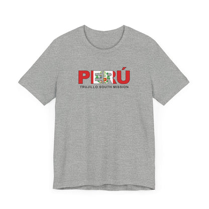 Peru Trujillo South Mission Flag Title T-shirt - Latter-Day Saint LDS Missionary Gift - Book of Mormon